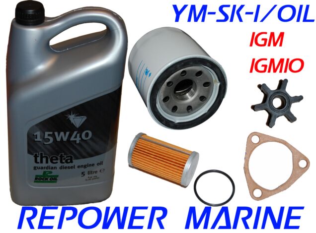 Service Kit & Oil for Yanmar Marine 1GM, 1GM10