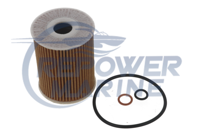 Oil Filter Element for Mercruiser QSD 2.0 2008 +, Replaces 35-879312041