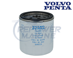 Genuine Volvo Penta Oil Filter 3840525, D1-30, D2, 2030, 2040