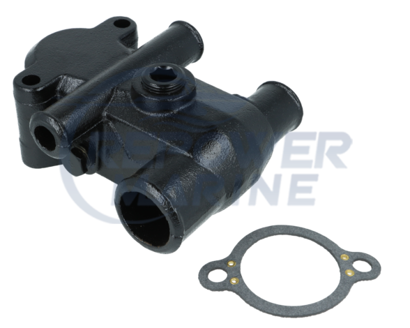 Thermostat Housing for Mercruiser MPI 7 Point Drain, Replaces 864592T1