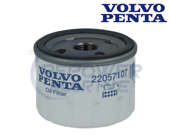 Genuine Volvo Penta Oil Filter 22057107, 2001, 2002, 2003, MD1, MD2, MD3