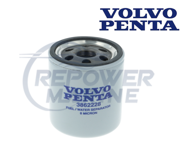 Genuine Volvo Penta Petrol Fuel Filter 3862228,