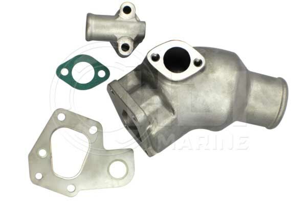 Volvo Penta D2-55C - F, MD22L-B Stainless Exhaust Elbow Kit, Repl: 21424345, 3589544, 861574
