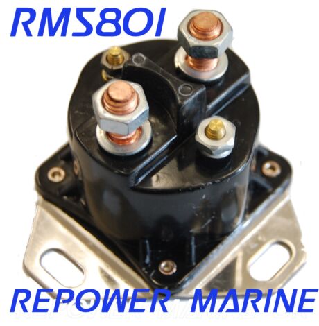 Solenoid for OMC Cobra, 4 Post Connection, Replaces: 985064