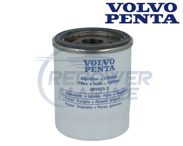 Genuine Volvo Penta Oil Filter 861473, D1-13, D1-20, MD2010, MD2020