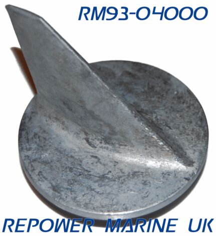 Zinc Trim Tab Anode for Mercruiser R, MR, Alpha Replaces: 31640Q4
