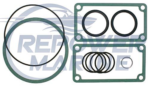 Heat Exchanger Gasket Kit for Volvo Penta AD40B, AQAD40, TAMD40, TMD40