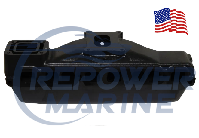 Exhaust Manifold for Volvo Penta & OMC 3.0L. Replaces 3858870
