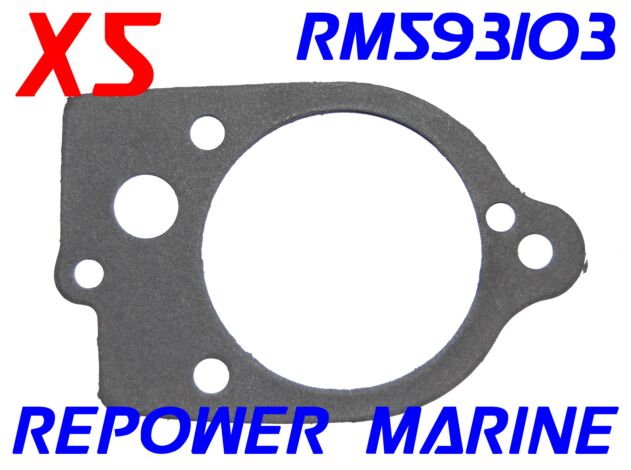 5 x Water Pump Gaskets for Mercury 47-89982, 27-32770, 47-865958