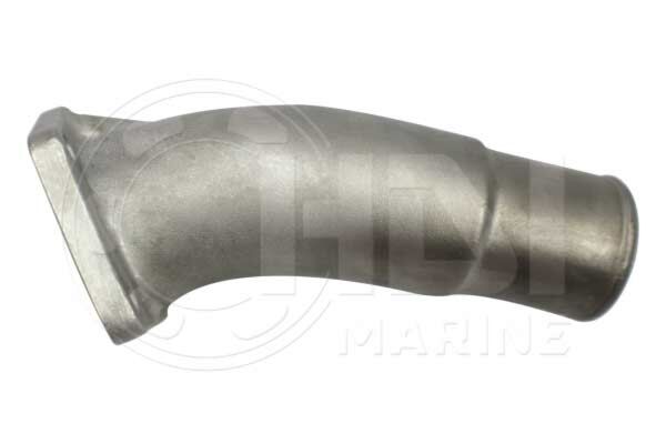 Yanmar 3GM30, 3HM35 Stainless Steel Exhaust Elbow, Repl: 128370-13550