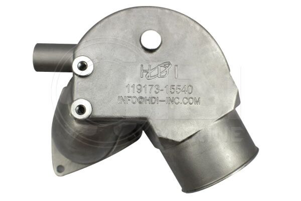 Yanmar 4LH-TE / 4LH-HTE, 4LH-DTZ, 4LH-DTE Stainless Exhaust Elbow, Repl: 119171-13530