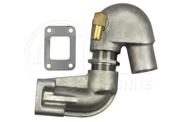 Stainless Steel Exhaust Elbow Kit for Yanmar Marine GM, YM, YSM