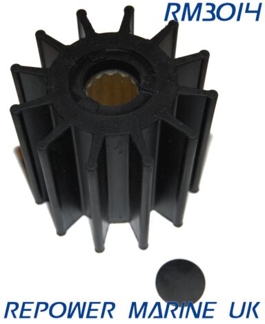 Impeller for Volvo Penta, Replaces #: 875697, 21951364, 875814