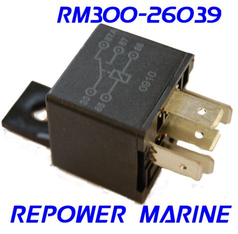 12 Volt Relay for Mercury Outboards, Replaces: 803632T, 87-F660917