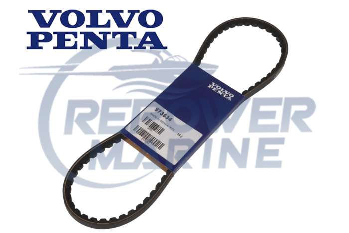 Genuine Volvo Penta Alternator Belt 973534, MD2010, MD2020